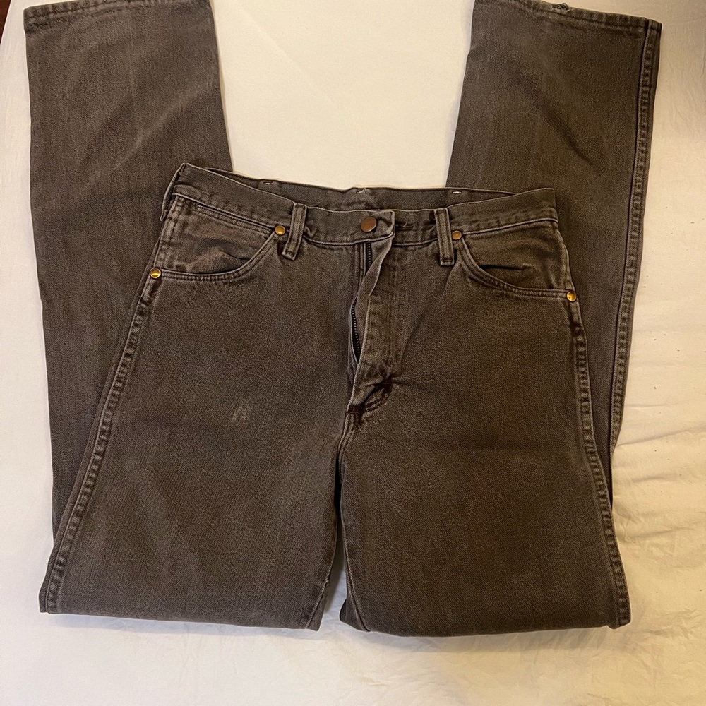 Wrangler brown bootcut jeans!